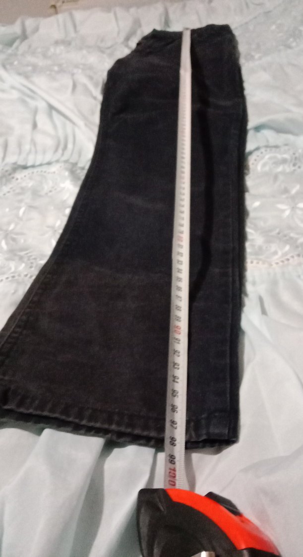 Gri Bel Detaylı Erkek Çocuk Kot Pantolon - Görsel 4