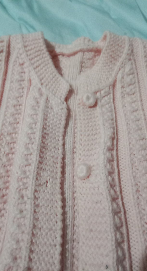 Kız Çocuk Pembe Triko Kolsuz Yelek - Görsel 2