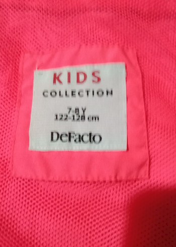 Pembe Renkli Kısa Kollu Spor Ceket yamurluk - Görsel 2