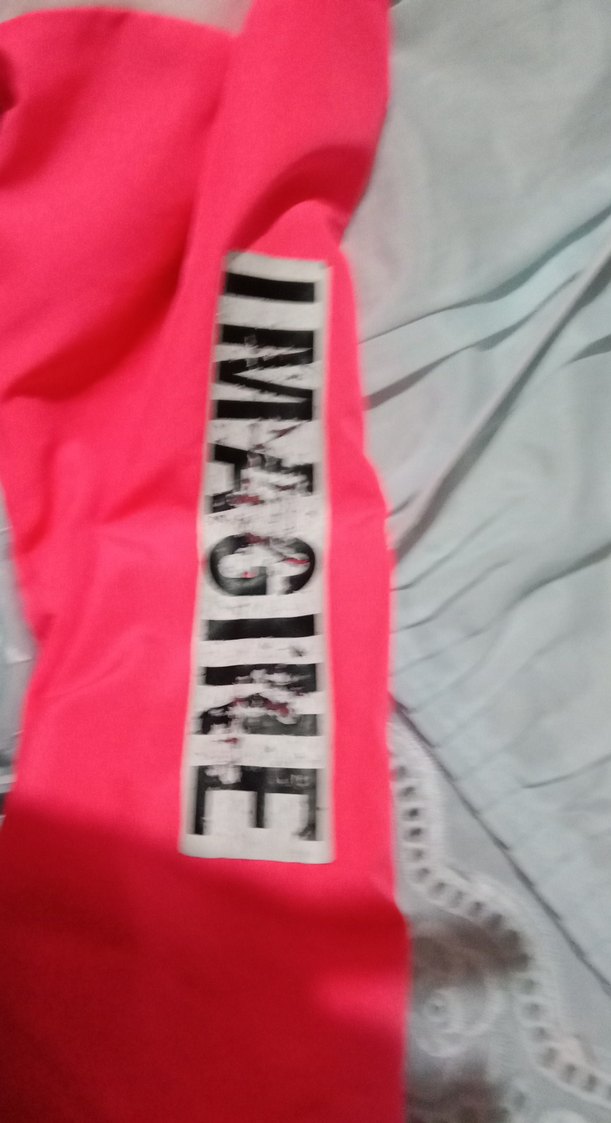 Pembe Renkli Kısa Kollu Spor Ceket yamurluk - Görsel 3