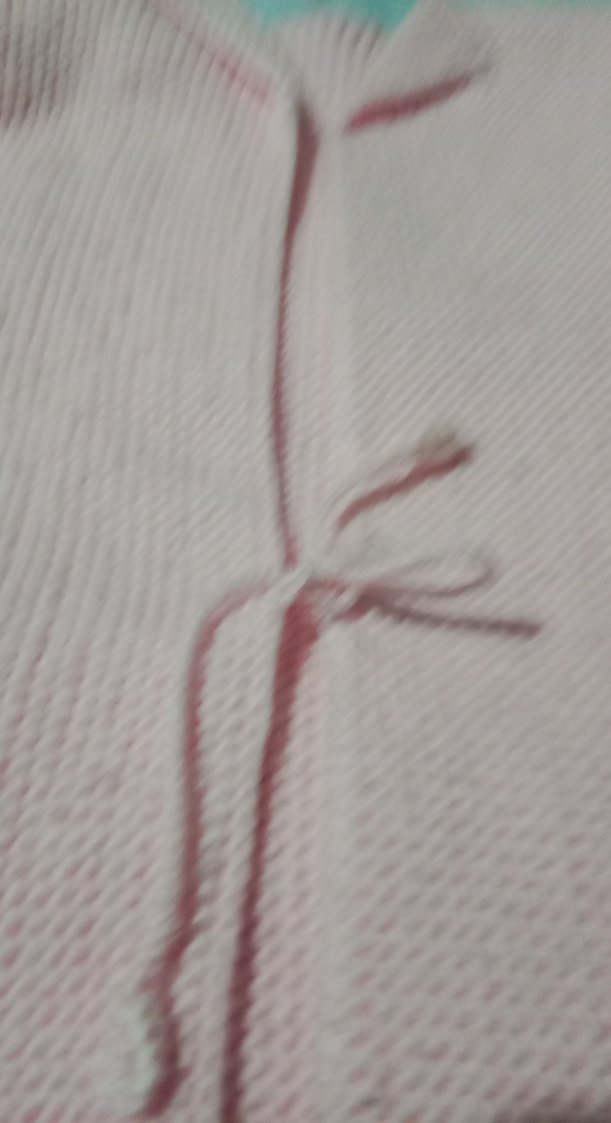 Kız Çocuk Pembe Örgü Kolsuz Hırka - Görsel 4