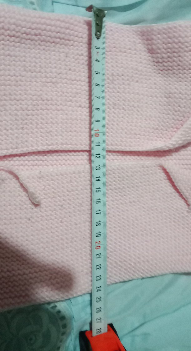 Kız Çocuk Pembe Örgü Kolsuz Hırka - Görsel 5