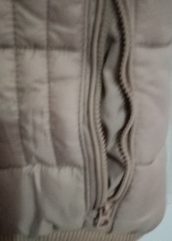 Bej Kürklü Kadın Kolsuz Yelek - Görsel 3