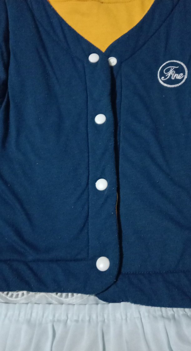 Mavi Düğmeli Erkek Yelek - Görsel 3