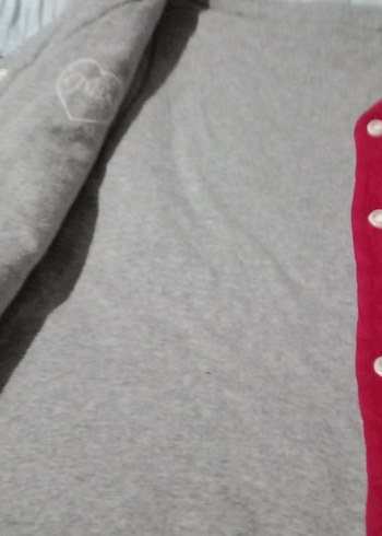 Düğmeli Pembe Kız Çocuk Yelek - Görsel 3