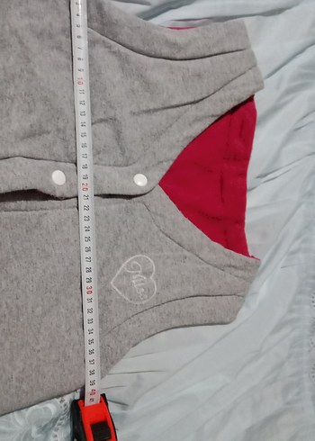 Düğmeli Pembe Kız Çocuk Yelek - Görsel 5