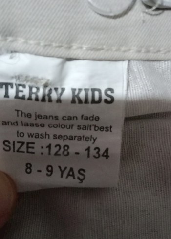 Bej Keten Midi Etek - Görsel 6