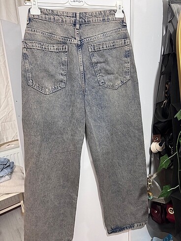 s Beden çeşitli Renk Baggy jean pantolon