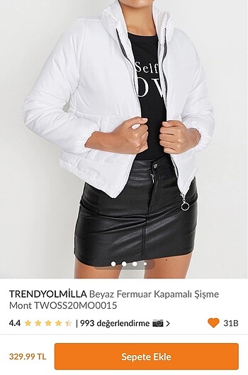 xs Beden beyaz Renk Trendyolmilla Beyaz Mont