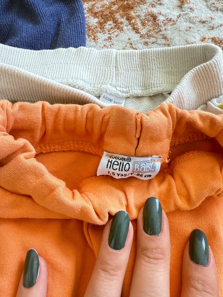 Uzun Kollu Pamuklu Erkek Bebek Body ve eşofman - Görsel 3