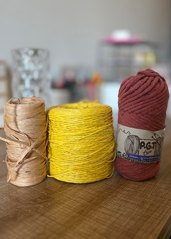 Üçlü El İşi İp Seti - Görsel 2