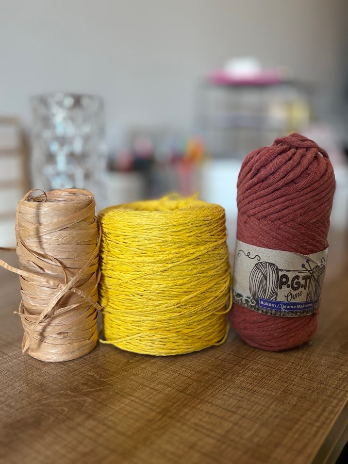 Üçlü El İşi İp Seti - Görsel 2