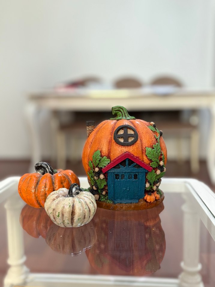 Turuncu Kabak Ev Dekoru - Görsel 2