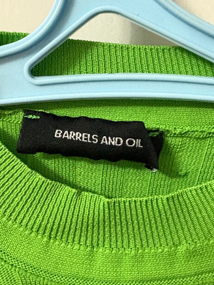 Yeşil Fitilli Triko Kadın Kazak - Görsel 2