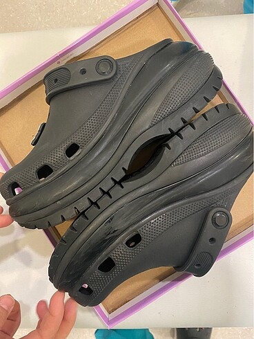 36 Beden siyah Renk crocs terlık