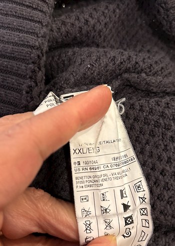 Koyu gri Erkek Örgü Bisiklet Yaka Kazak - Görsel 4