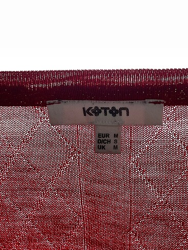 m Beden kırmızı Renk Koton Hırka %70 İndirimli.