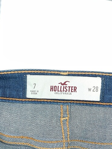 28 Beden mavi Renk Hollister Mini Şort %70 İndirimli.