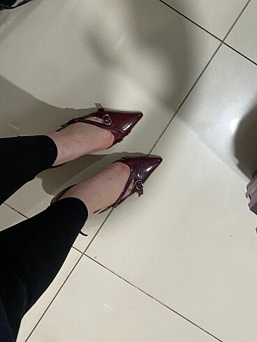 Zara model topuklu ayakkabı