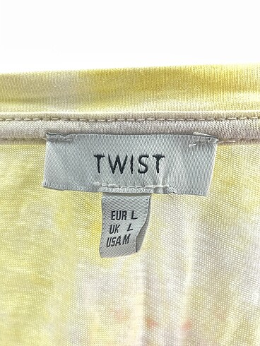 l Beden çeşitli Renk Twist T-shirt %70 İndirimli.