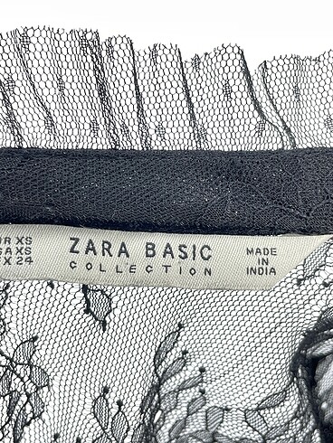 xs Beden siyah Renk Zara Kısa Elbise %70 İndirimli.
