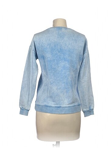 xs Beden Mavi Sweatshirt %70 İndirimli.