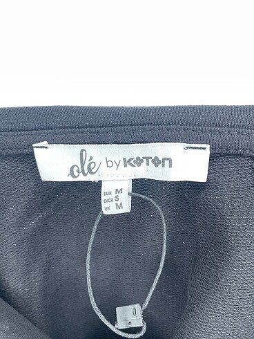 m Beden siyah Renk Koton Sweatshirt %70 İndirimli.