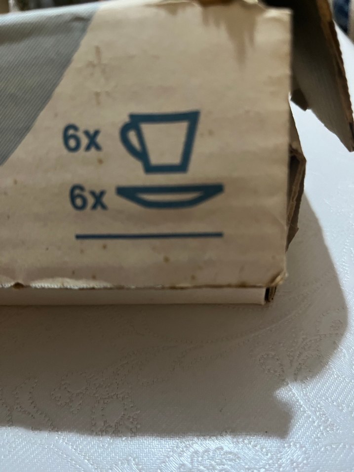 Koyu Kahverengi Cam Fincan ve Tabağı Seti - Görsel 3