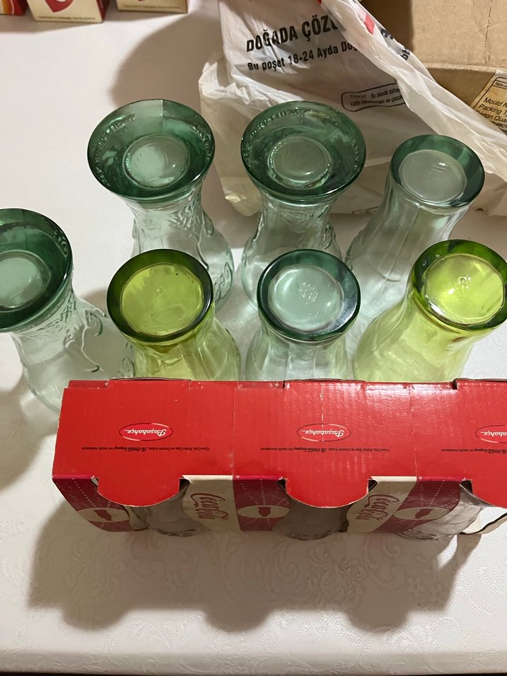 Kırmızı Coca-Cola Temalı Cam Bardak Seti 12 Parça - Görsel 2