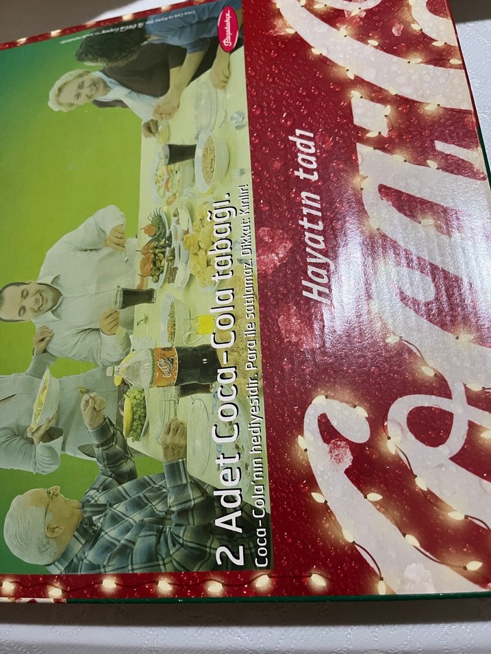 Kırmızı Coca-Cola Rozeti Paşabahçe Tabakları - Görsel 3