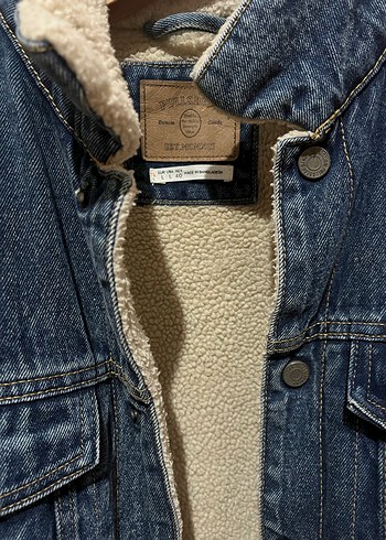 Pull&Bear Kot Ceket Mavi - Görsel 3