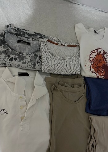 Pull and Bear Sort Tisort Pamuklu Rahat Slim Kesim