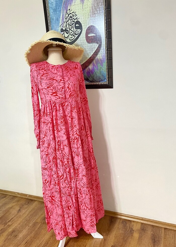 Gömlek elbise yazlık uzun - Görsel 3