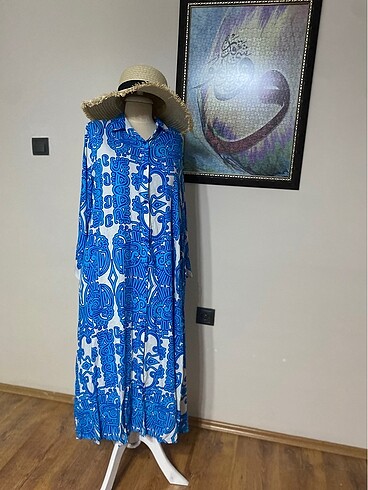 Uzun gömlek elbise - Görsel 2