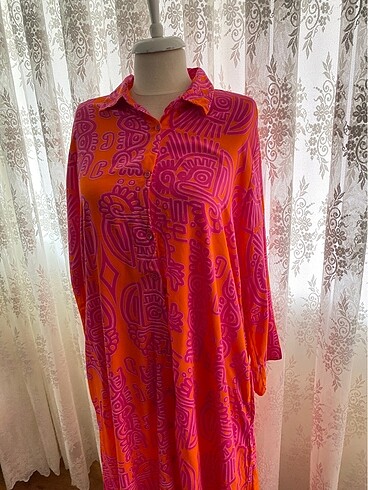 Gömlek elbise - Görsel 4