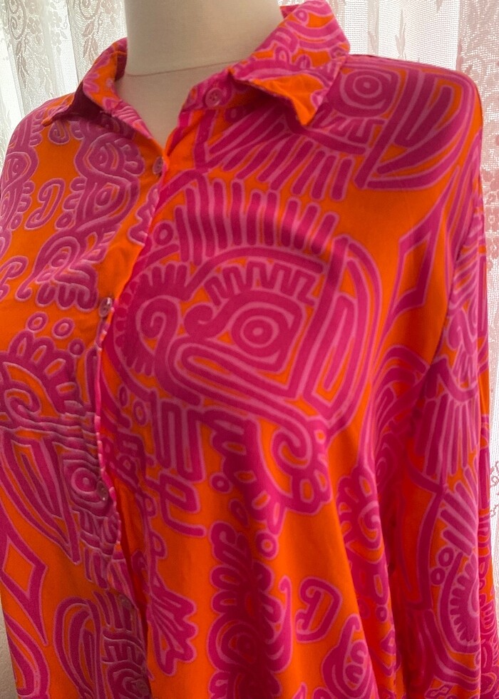 Gömlek elbise - Görsel 3