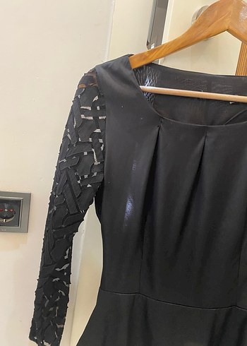 Dantel Detaylı Siyah Gotik Bluz - Görsel 2