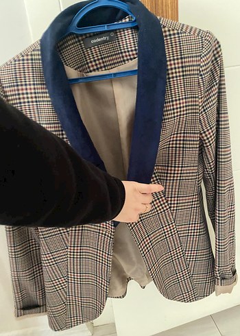 Düğmeli Kadın Blazer Ceket - Görsel 2