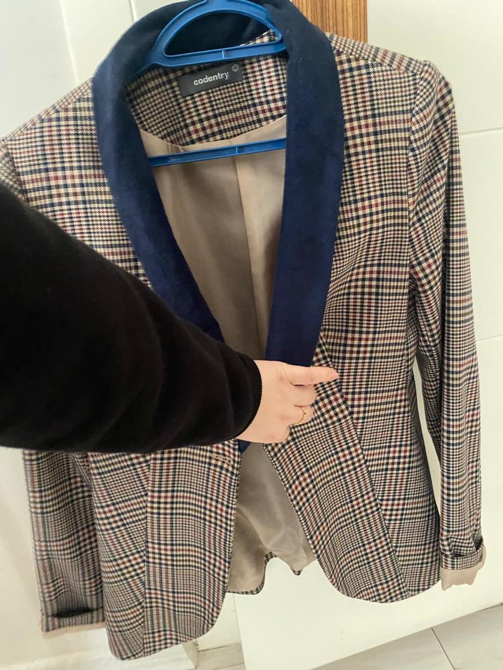 Düğmeli Kadın Blazer Ceket - Görsel 2