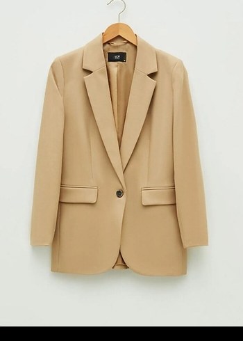 Bej Kadın Blazer Ceket - Görsel 5
