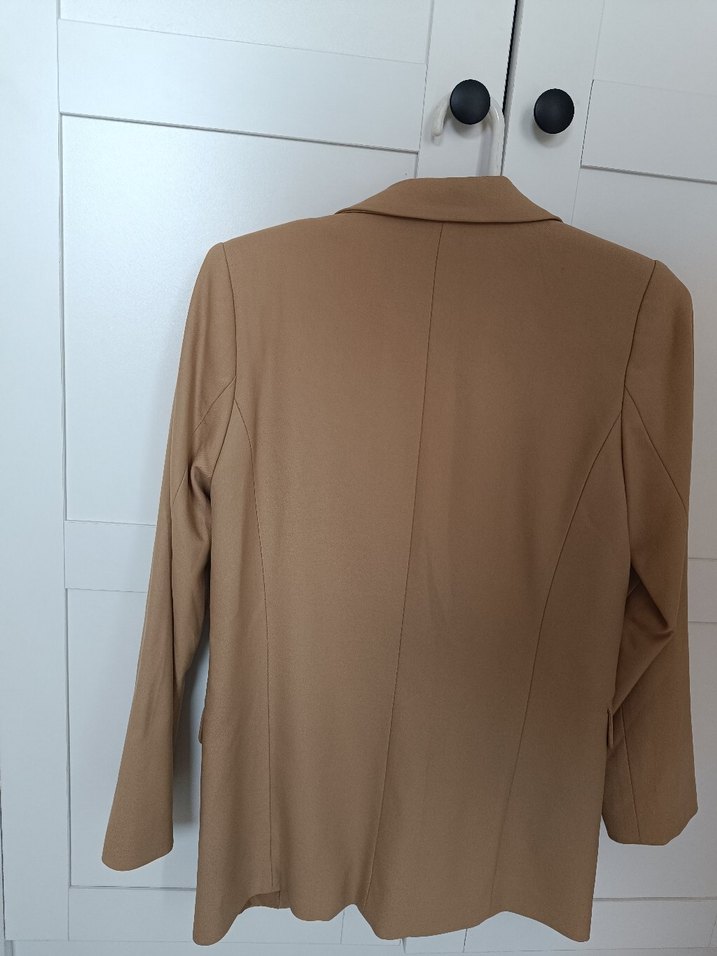 Bej Kadın Blazer Ceket - Görsel 4