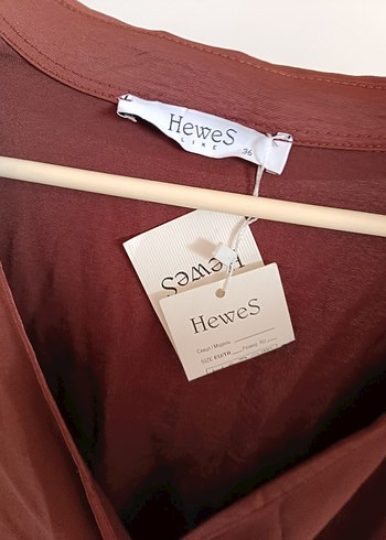 Bohem Midi Kahverengi Kadın Sabahlık tarzı elbise - Görsel 2