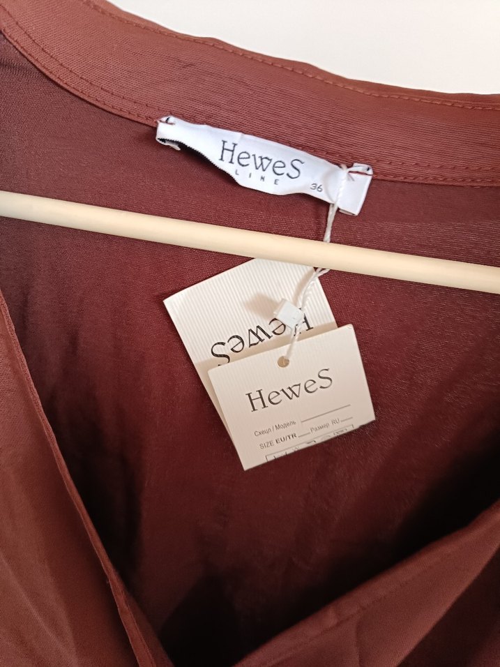 Bohem Midi Kahverengi Kadın Sabahlık tarzı elbise - Görsel 2