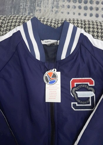 Mavi Fermuarlı Erkek Çocuk Sweatshirt - Görsel 5