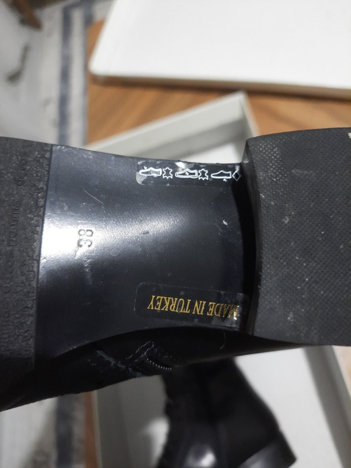 Kadın Siyah Dizüstü Bağcıklı Stiletto Çizme - Görsel 5