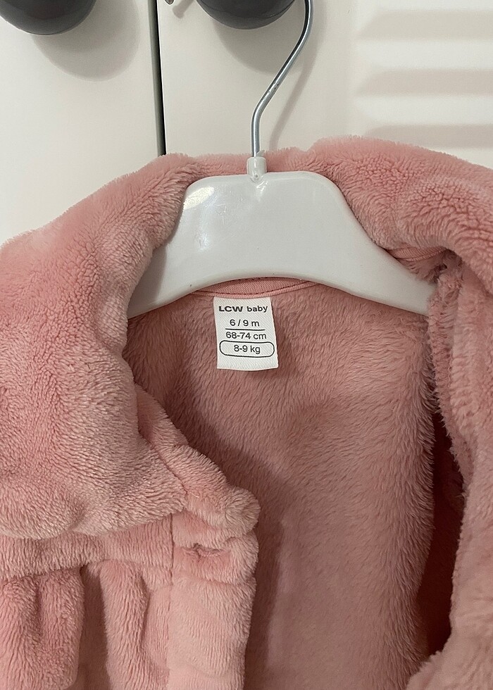 Kız Bebek Peluş Mont - Görsel 2