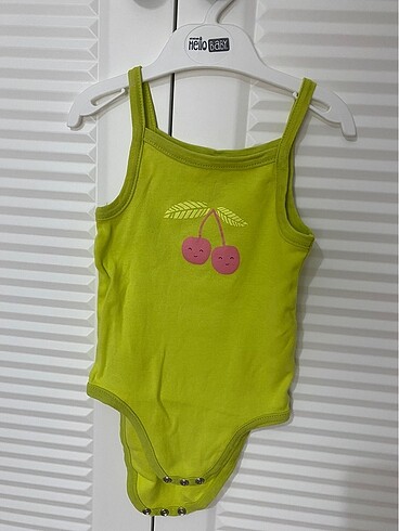 Kız Bebek 6-9 Ay Çıt Çıtlı Body