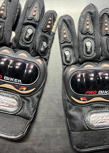 Siyah Korumalı Motorcu Eldiveni - Görsel 4