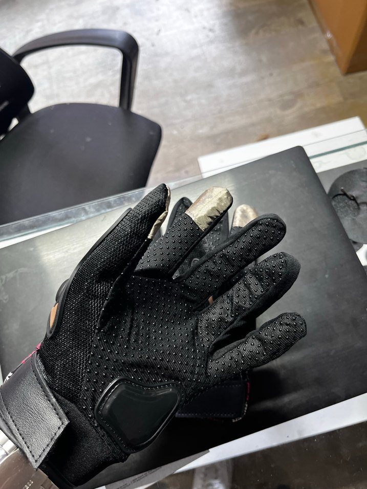 Siyah Korumalı Motorcu Eldiveni - Görsel 2