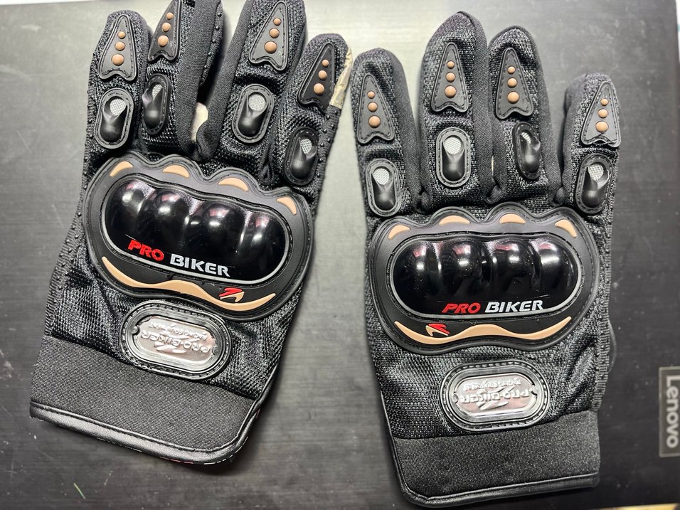 Siyah Korumalı Motorcu Eldiveni - Görsel 4